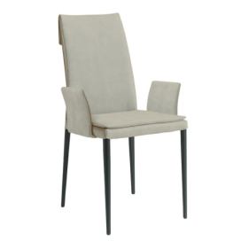RIFLESSI - Židle MAVI s vysokým opěrákem a područkami