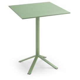 MIDJ - Celokovový hranatý stůl SQUARE, výška 107 cm