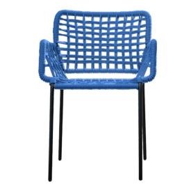 TONON - Židle CORDA s vypletenými područkami