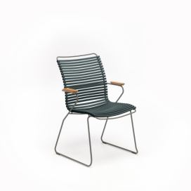 Houe Denmark - Židle CLICK s područkami vyšší, zelená