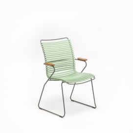 Houe Denmark - Židle CLICK s područkami vyšší, světle zelená