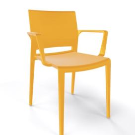 GABER - Židle BAKHITA B, žlutá