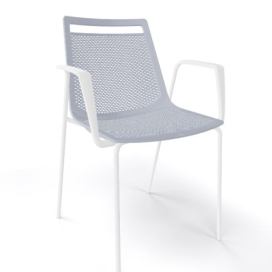 GABER - Židle AKAMI TB, šedá/bílá