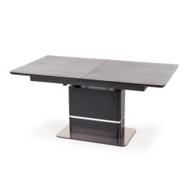 MARTIN Stůl rozkládací Deska tmavý popel, noga Černý