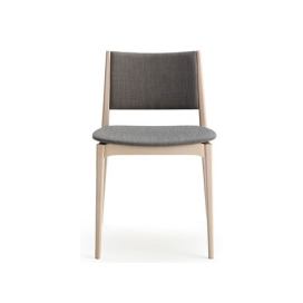 BILLIANI - Dřevěná židle s čalouněným sedákem a opěradlem BLAZER 634