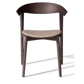 CAPDELL - Židle NIX s čalouněným sedákem