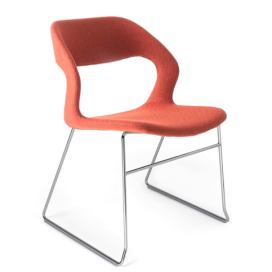 CRASSEVIG - Čalouněná židle MIXIS AIR R/SB