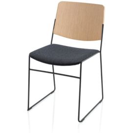 Fornasarig - Židle LINK 60X s čalouněným sedákem