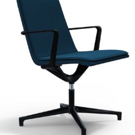 ICF - Židle VALEA ELLE SOFT s nízkým opěrákem a kluzáky