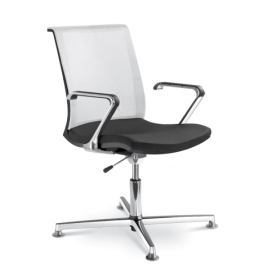 LD SEATING - Židle LYRA NET 203-F34-N6 - černý rám