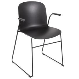 INFINITI - Židle RELIEF - s područkami a ližinovou podnoží