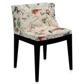 Kartell - Židle Mademoiselle Moschino - Sketches, černá