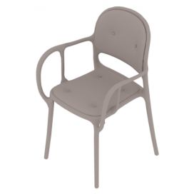MAGIS - Čalouněná židle MILA - béžová