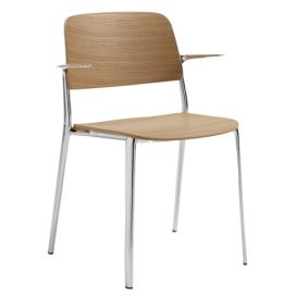 MAXDESIGN - Dřevěná židle s područkami APPIA 5120