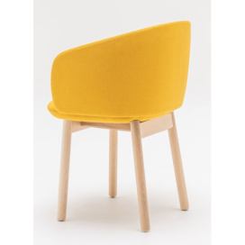 MDD - Židle GRACE - s dřevěnou podnoží