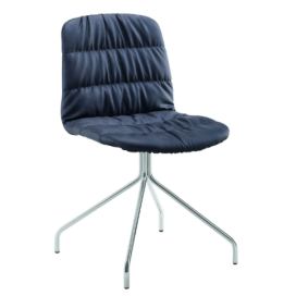 MIDJ - Čalouněná židle LIÙ, centrální podnož