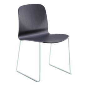 MIDJ - Dřevěná židle LIÙ, ližinová podnož