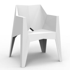 VONDOM - Židle VOXEL s područkami - bílá