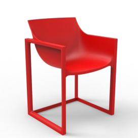 VONDOM - Židle WALL STREET - červená