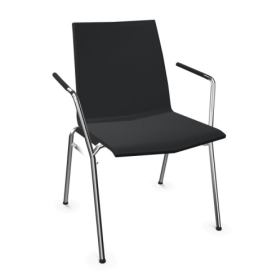 WIESNER HAGER - Židle UPDATE 6355 - s područkami čalouněná