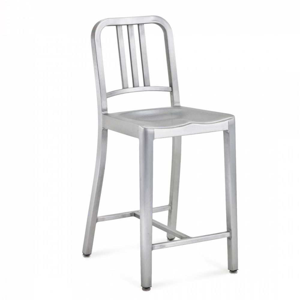 EMECO - Nízká barová židle NAVY - 