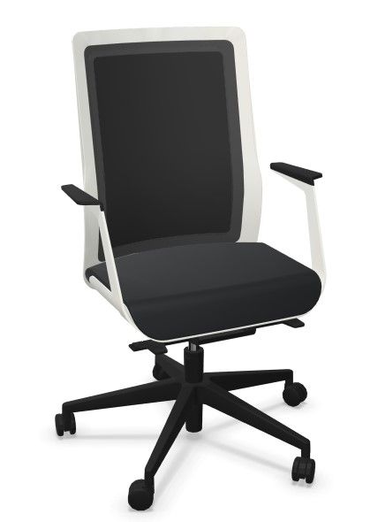 WIESNER HAGER - Kancelářská židle POI 5432 -  s konferenčními područkami - 