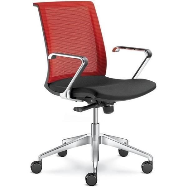 LD SEATING - Kancelářská židle LYRA NET 203-F80 - černý rám - 