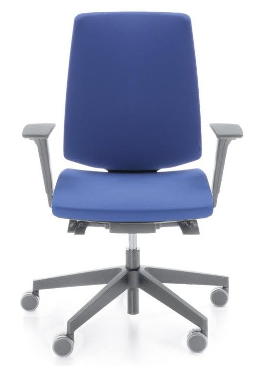 ProfiM - Kancelářská židle LIGHT UP 230 SL světle šedá s čalouněným opěrákem - 
