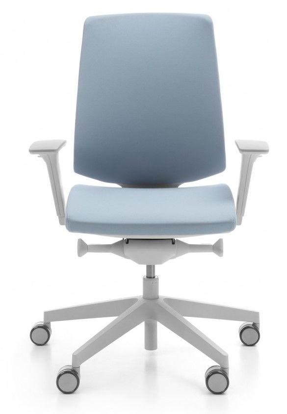 ProfiM - Kancelářská židle LIGHT UP 230 SFL světle šedá s čalouněným opěrákem - 