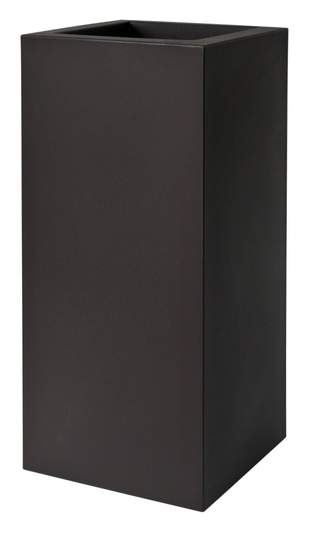Plust - Designový květináč KUBE HIGH, 40 x 40 x 70 cm - černý - 