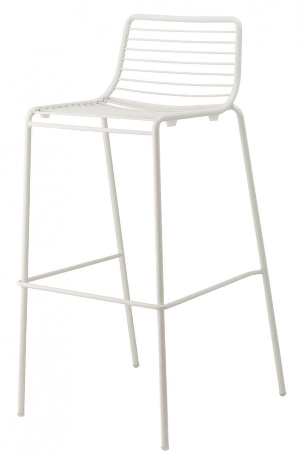 SCAB - Barová židle SUMMER vysoká - bílá - 