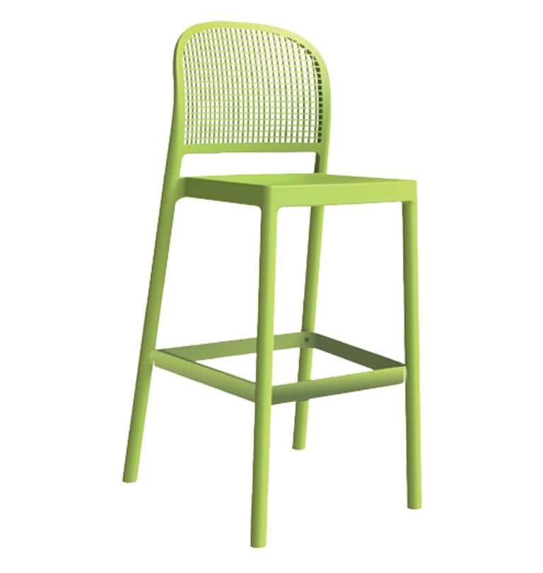 GABER - Barová židle PANAMA - vysoká, zelená - 