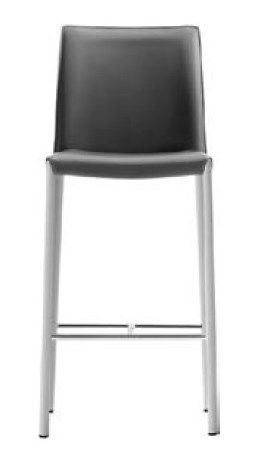 MIDJ - Barová židle NUVOLA kožené čalounění - 