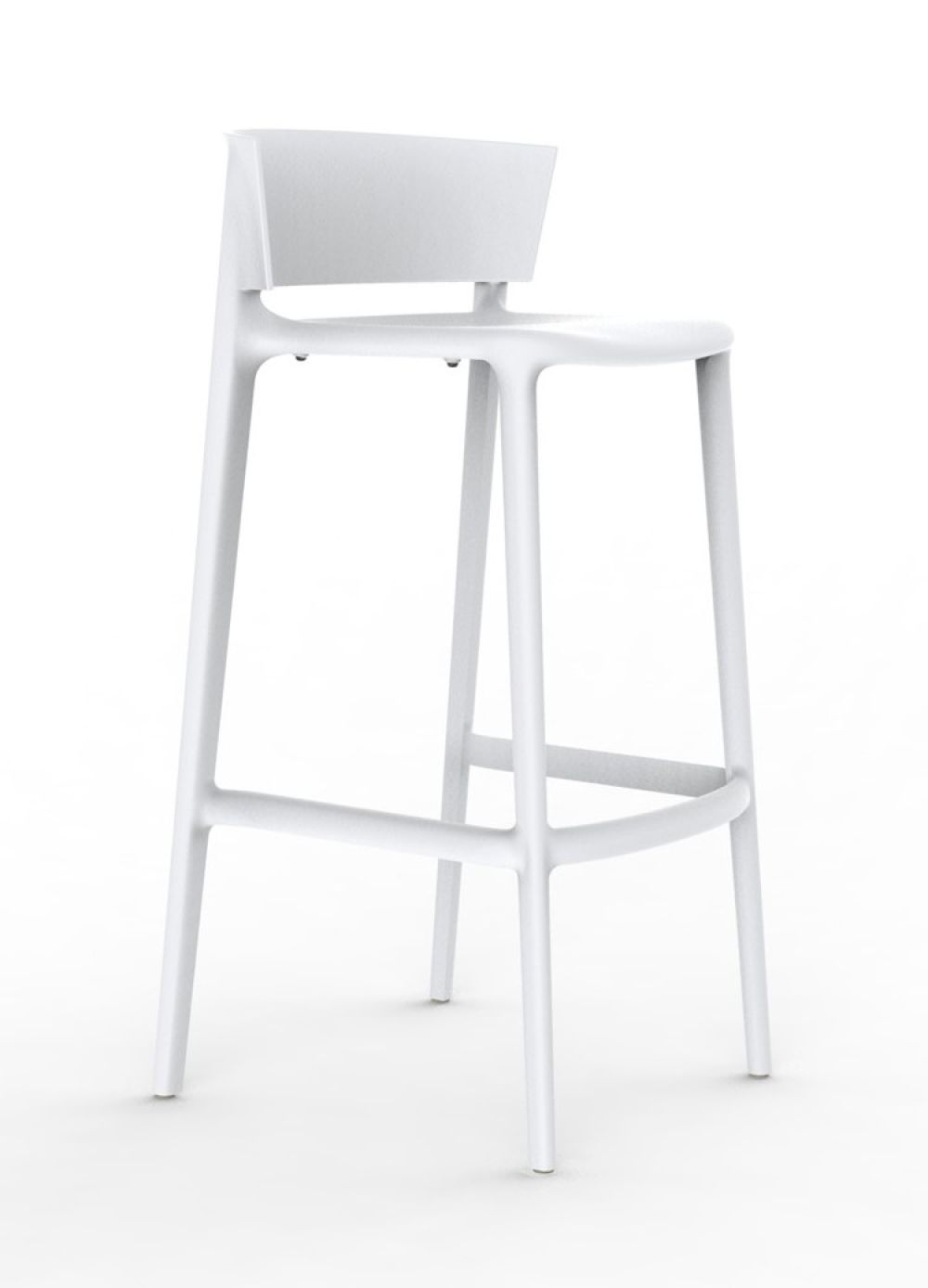 VONDOM - Barová židle AFRICA - bílá - 