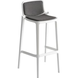 GABER - Barová židle ISIDORO 76 čalouněná, vysoká