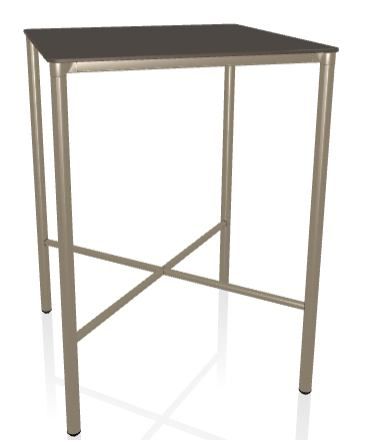 BONTEMPI - Venkovní barový stůl MOON, 70-90x70-90 cm - 
