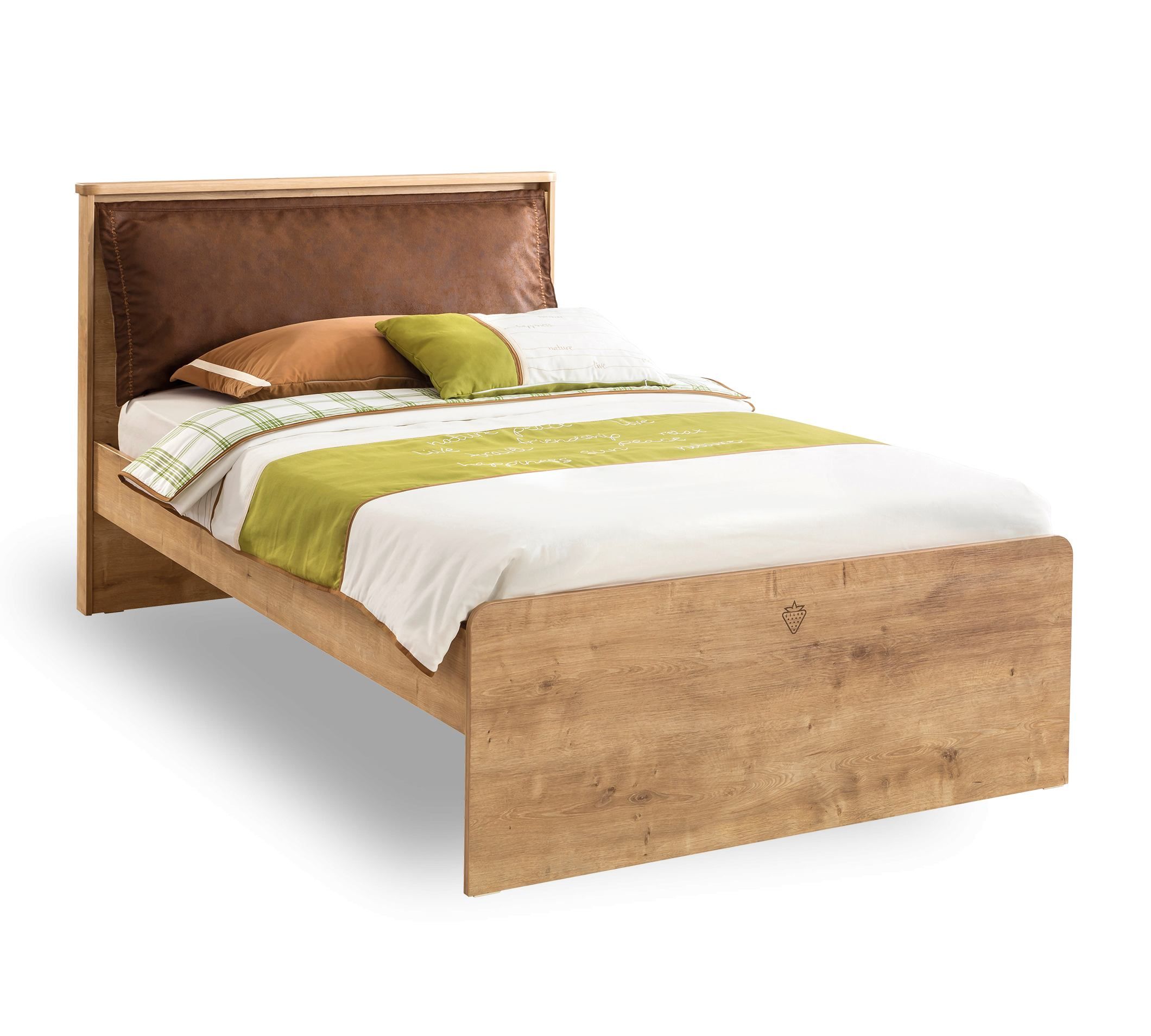 ČILEK - Studentská postel MOCHA včetně matrace 100x200 cm - 