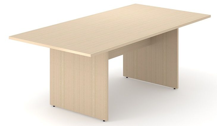 NARBUTAS - Jednací stůl OPTIMA obdélníkový s deskovou podnoží 200x100x72 cm - 