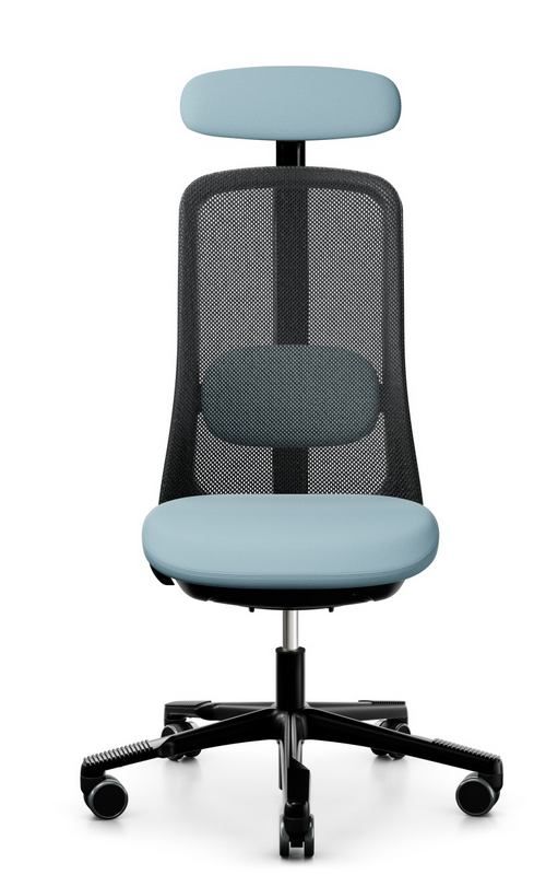 HÅG - Židle SOFI 7500 černá s opěrkou hlavy, nižší sedák - 