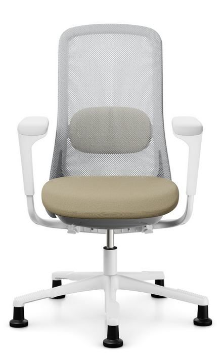 HÅG - Židle SOFI 7500 šedá s područkami, nižší sedák - 