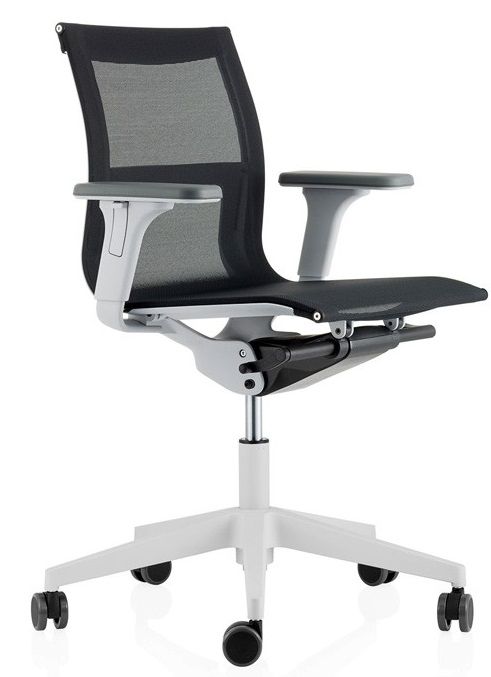 ICF - Židle UNA PLUS s nízkým opěrákem a područkami - 