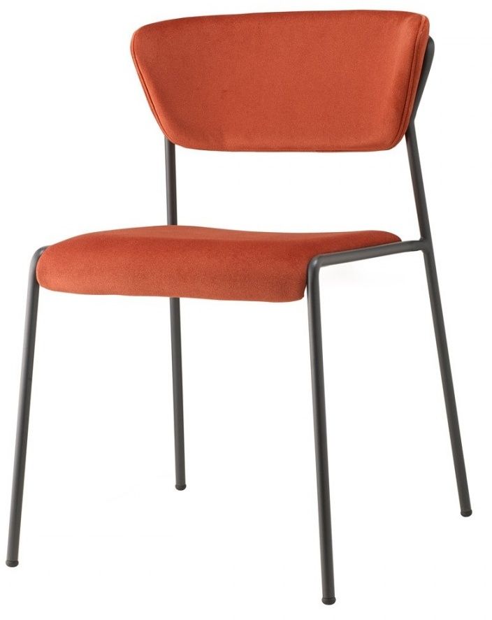 SCAB - Židle LISA - červená/antracitová - 