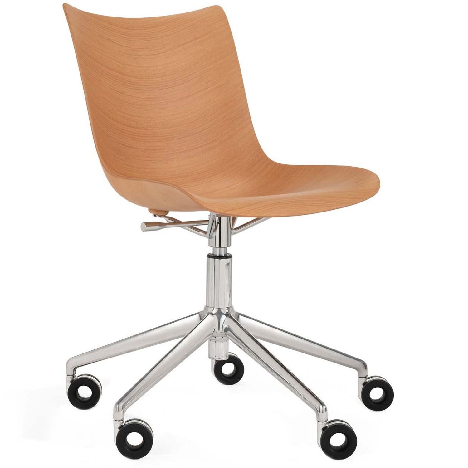 Kartell designové kancelářské židle P/Wood Office Chair - DESIGNPROPAGANDA