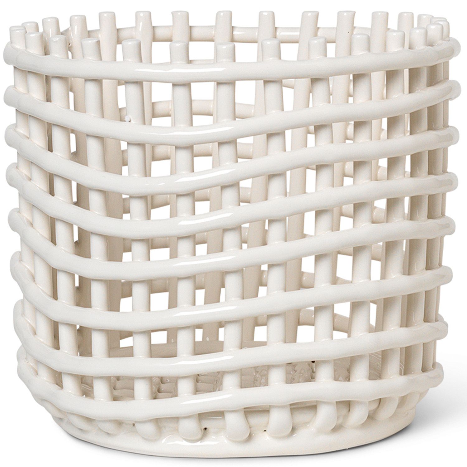 Ferm Living designové úložné koše Ceramic Basket XL - DESIGNPROPAGANDA