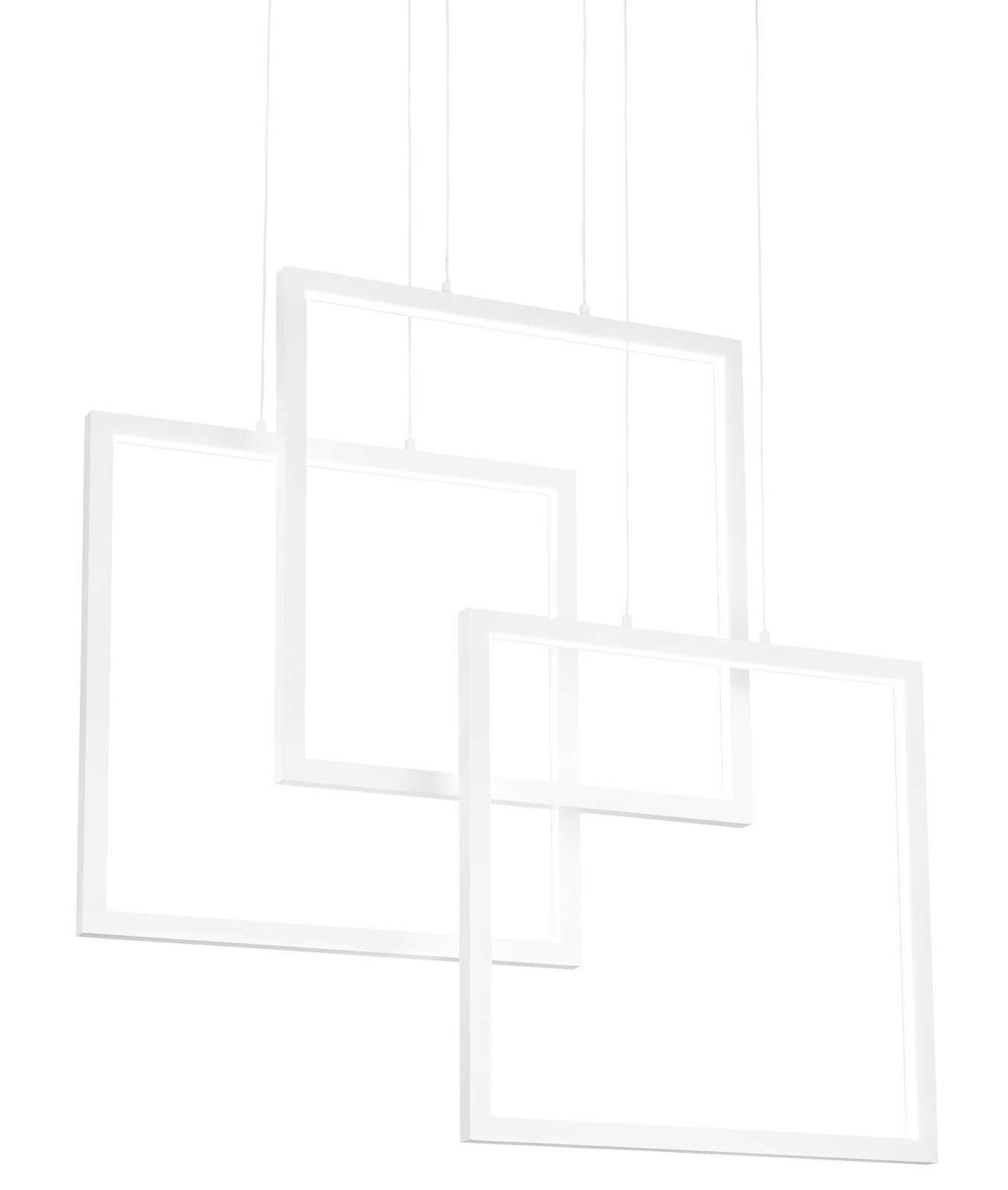 IDEAL LUX - Závěsné osvětlení FRAME - čtvercové - 