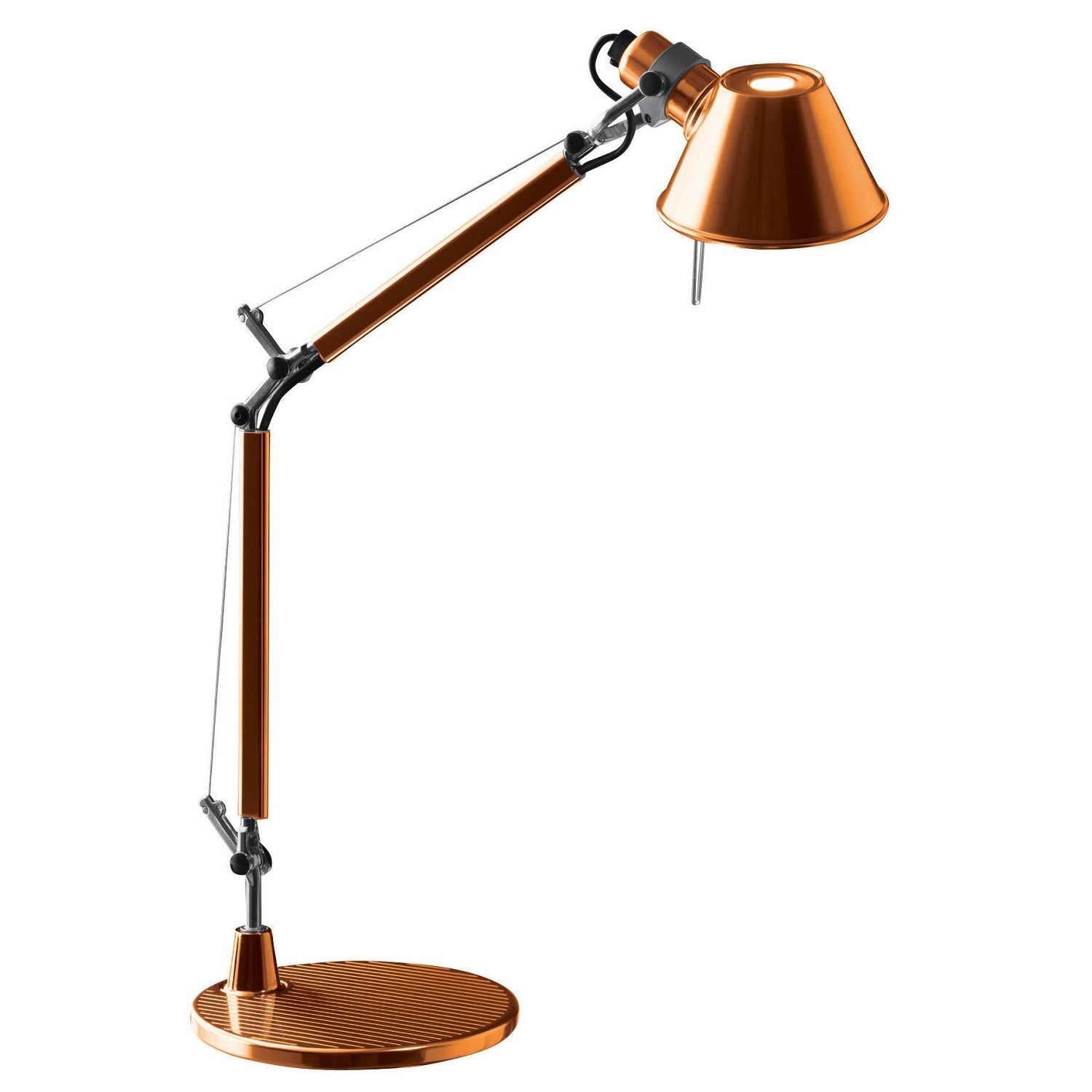 ARTEMIDE - Stolní lampa Tolomeo Micro Tavolo - oranžová - 