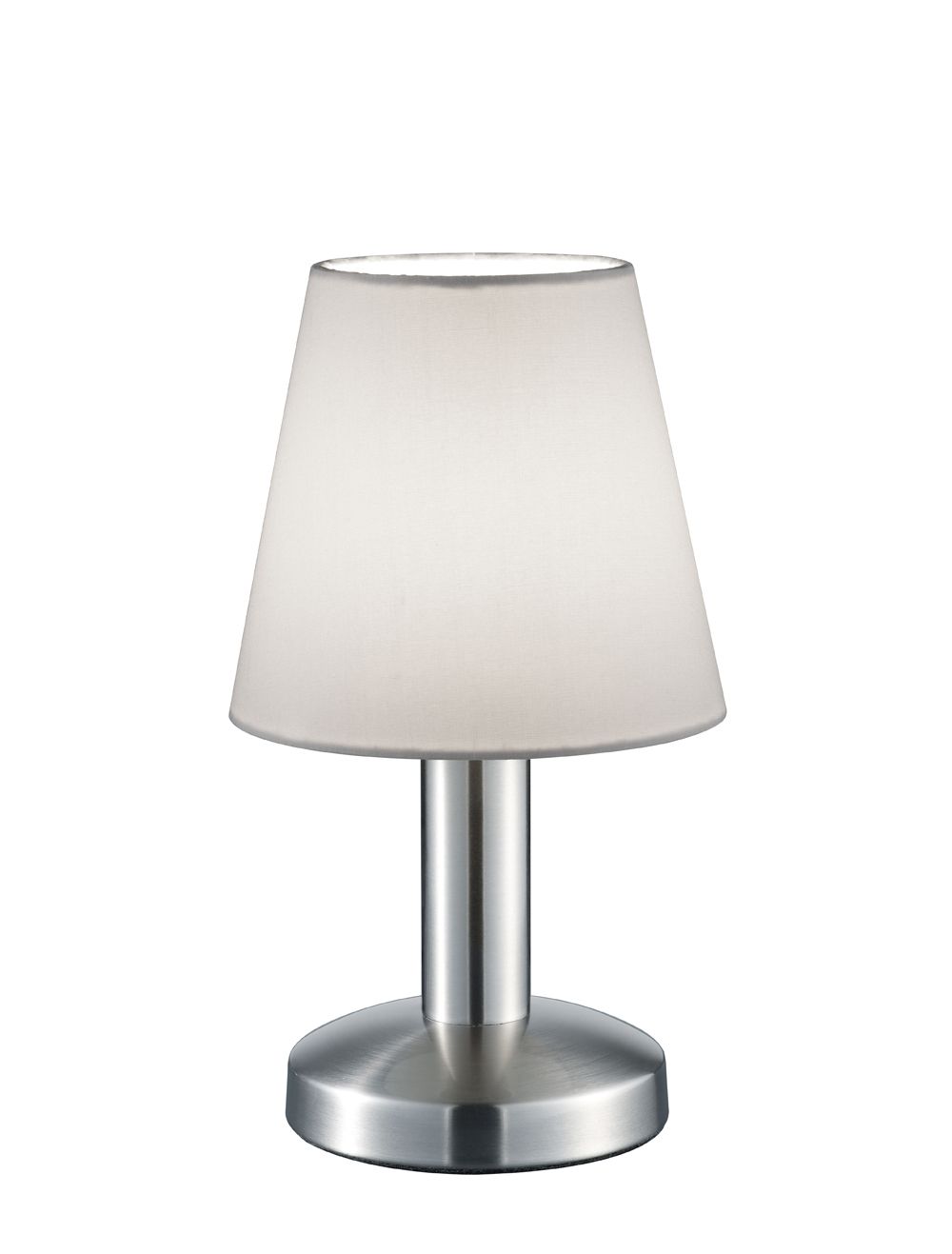 TRIO 599700101 MATS II dotyková stolní lampička 1xE14 matný nikl/bílá ON/OFF - Svítidla FEIM
