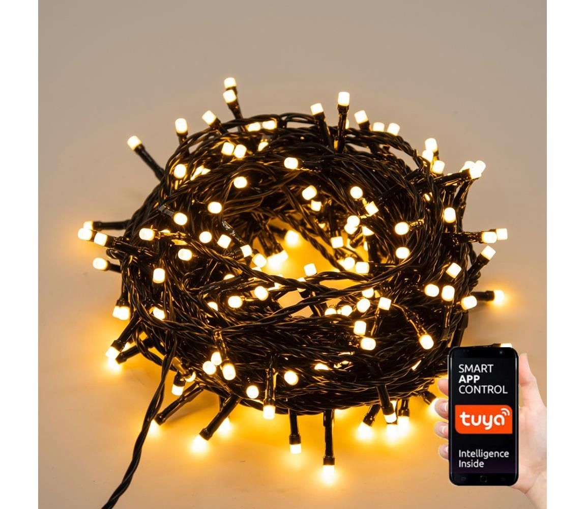  Neo  NEO 07749L - LED Vánoční řetěz 200xLED/8 funkcí 23m IP44 Wi-Fi Tuya  -  Svět-svítidel.cz