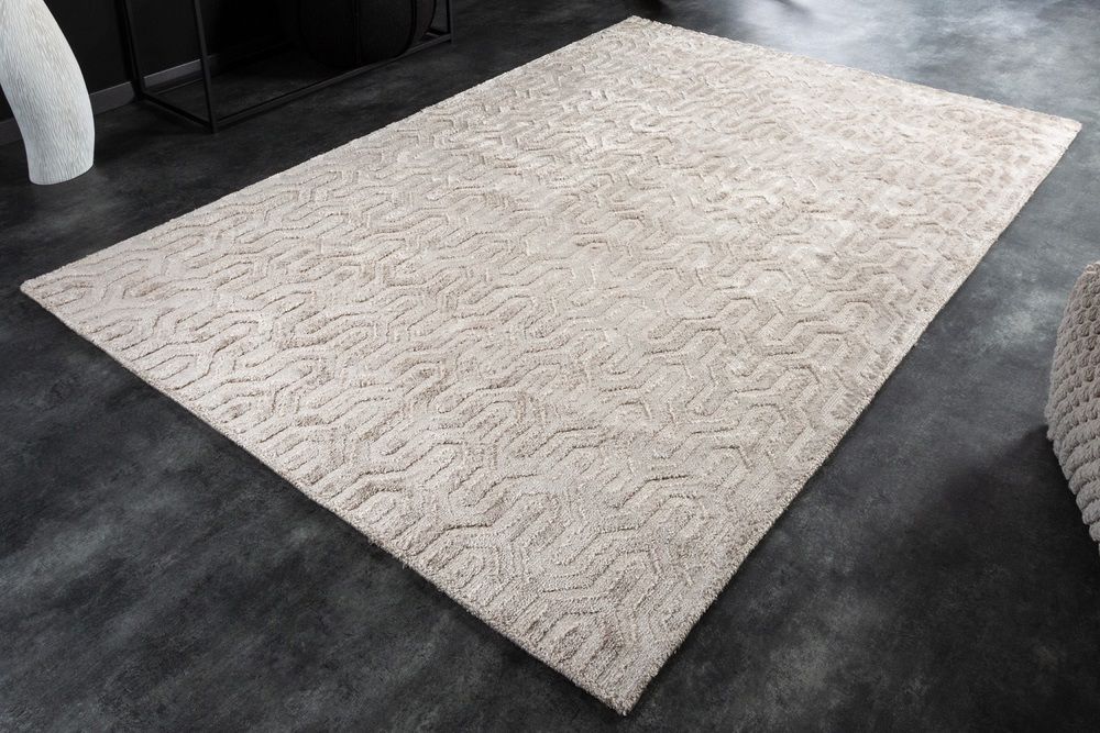 LuxD Designový koberec Sanura 230 x 160 cm béžový - Estilofina-nabytek.cz