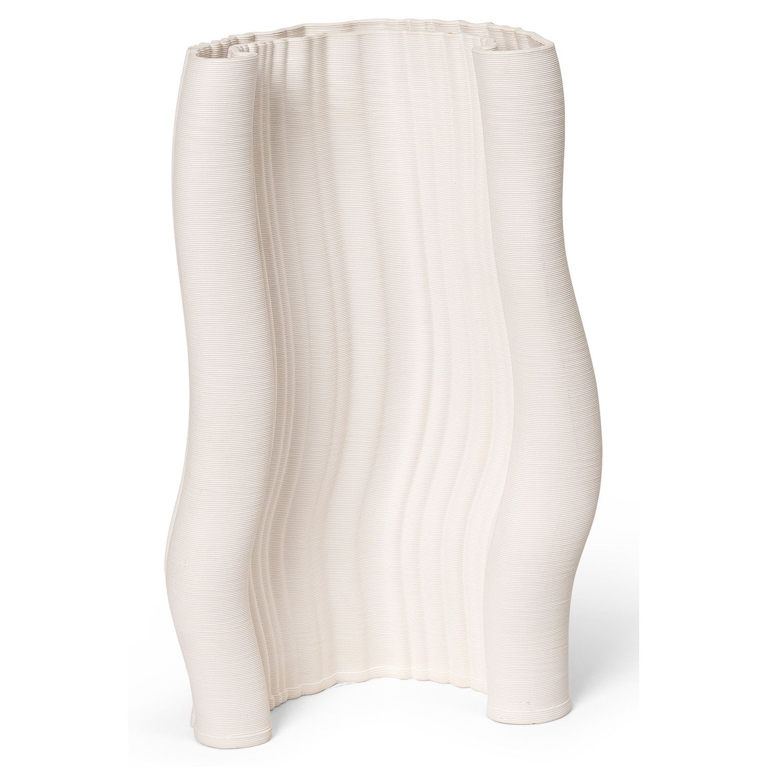 Ferm  Living designové vázy Moire Vase Off-White - DESIGNPROPAGANDA
